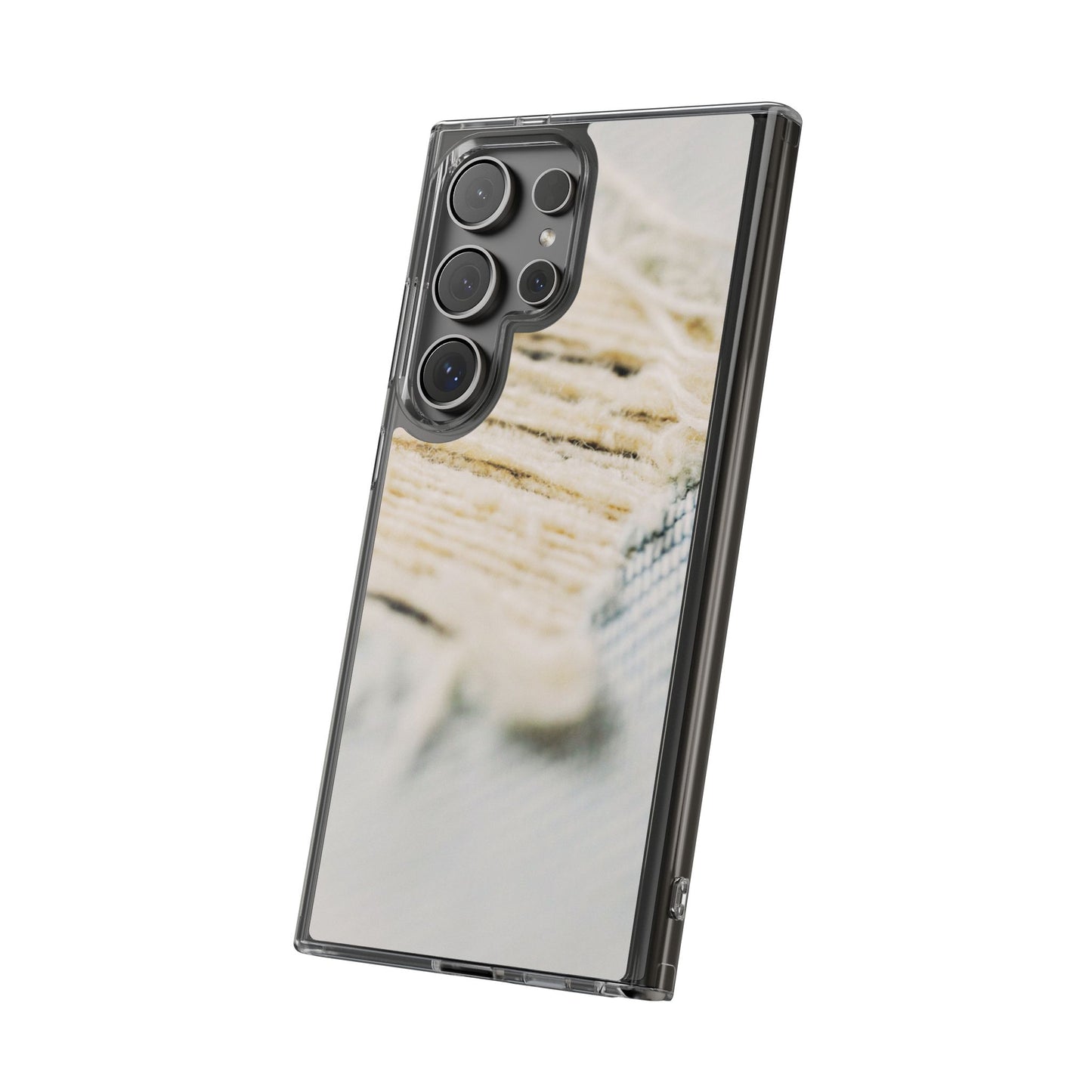 Clear Phone Case – Woven Warmth