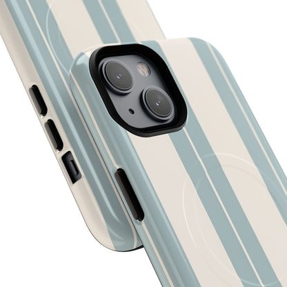 Protective Magnetic Phone Case - Coastal Stripe