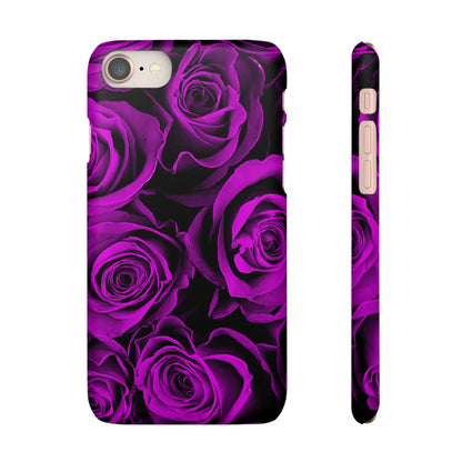 Snap Phone Case – Amethyst Roses