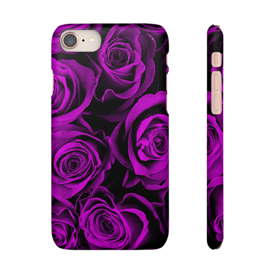 Snap Phone Case – Amethyst Roses