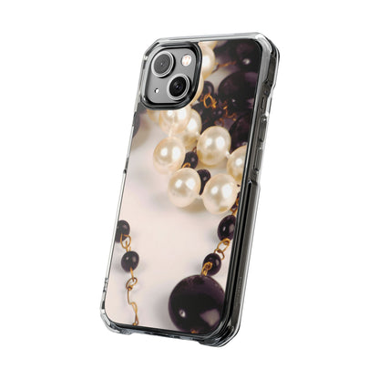 Clear Magnetic Phone Case – Noir Pearl