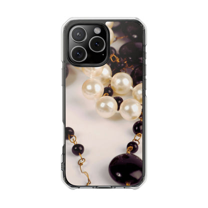 Clear Magnetic Phone Case – Noir Pearl