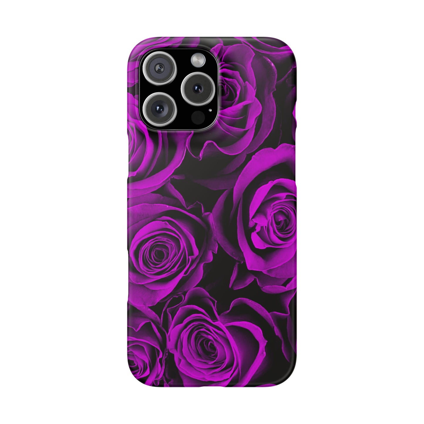 Snap Phone Case – Amethyst Roses