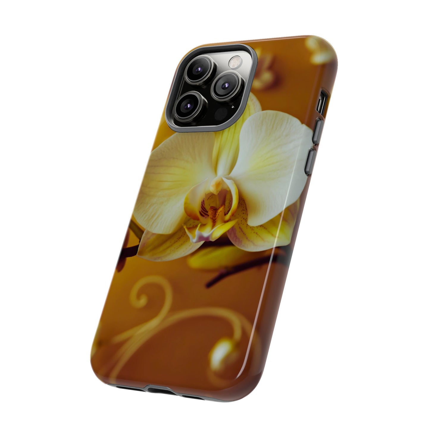 Protective Phone Case – Amber Orchid