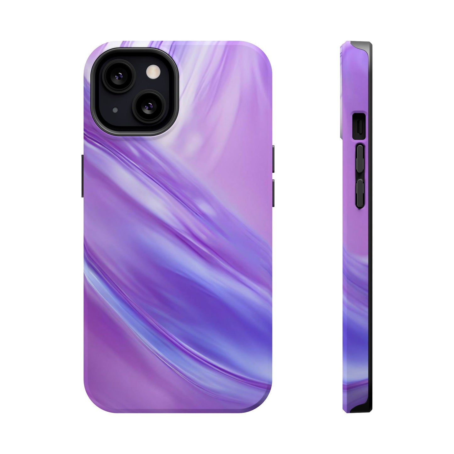 Wireless-Charging Compatible Case – Lavender Wave