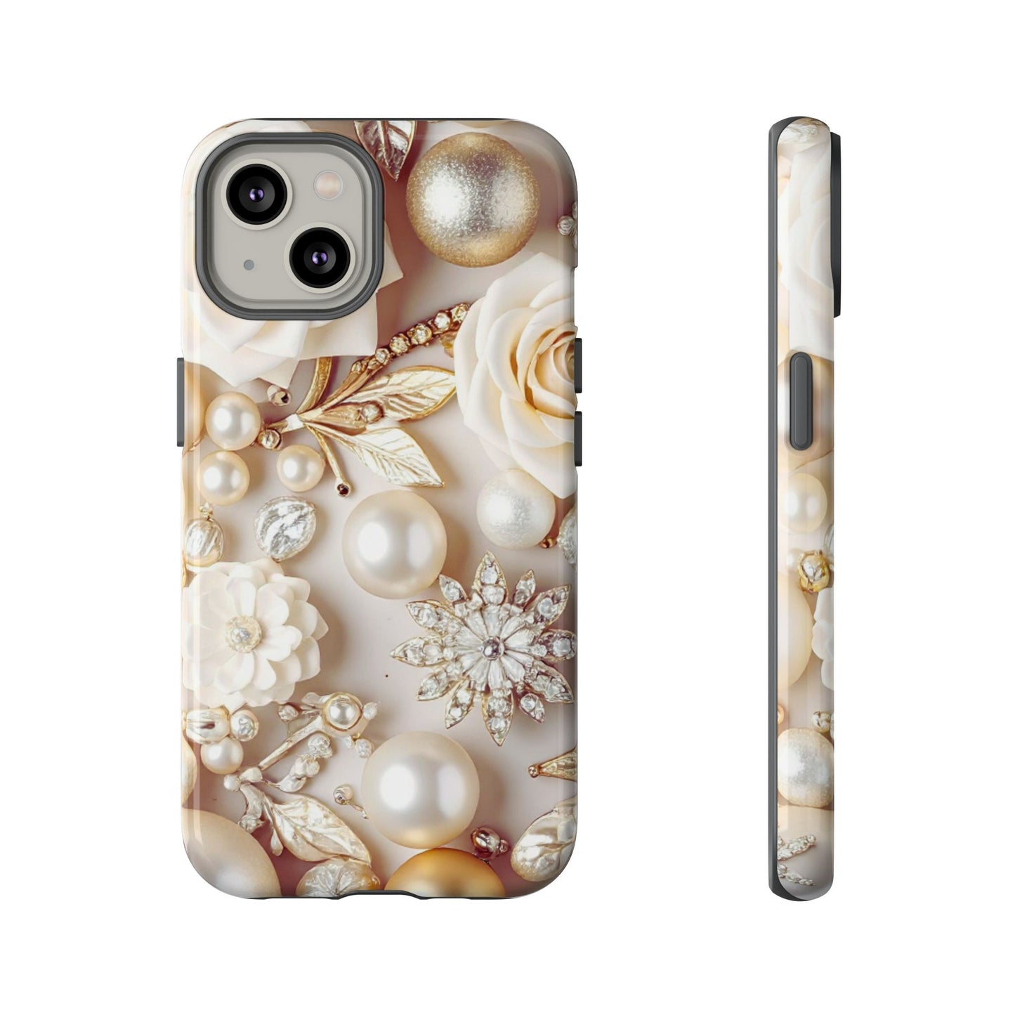 Protective Phone Case – Ivory Opulence