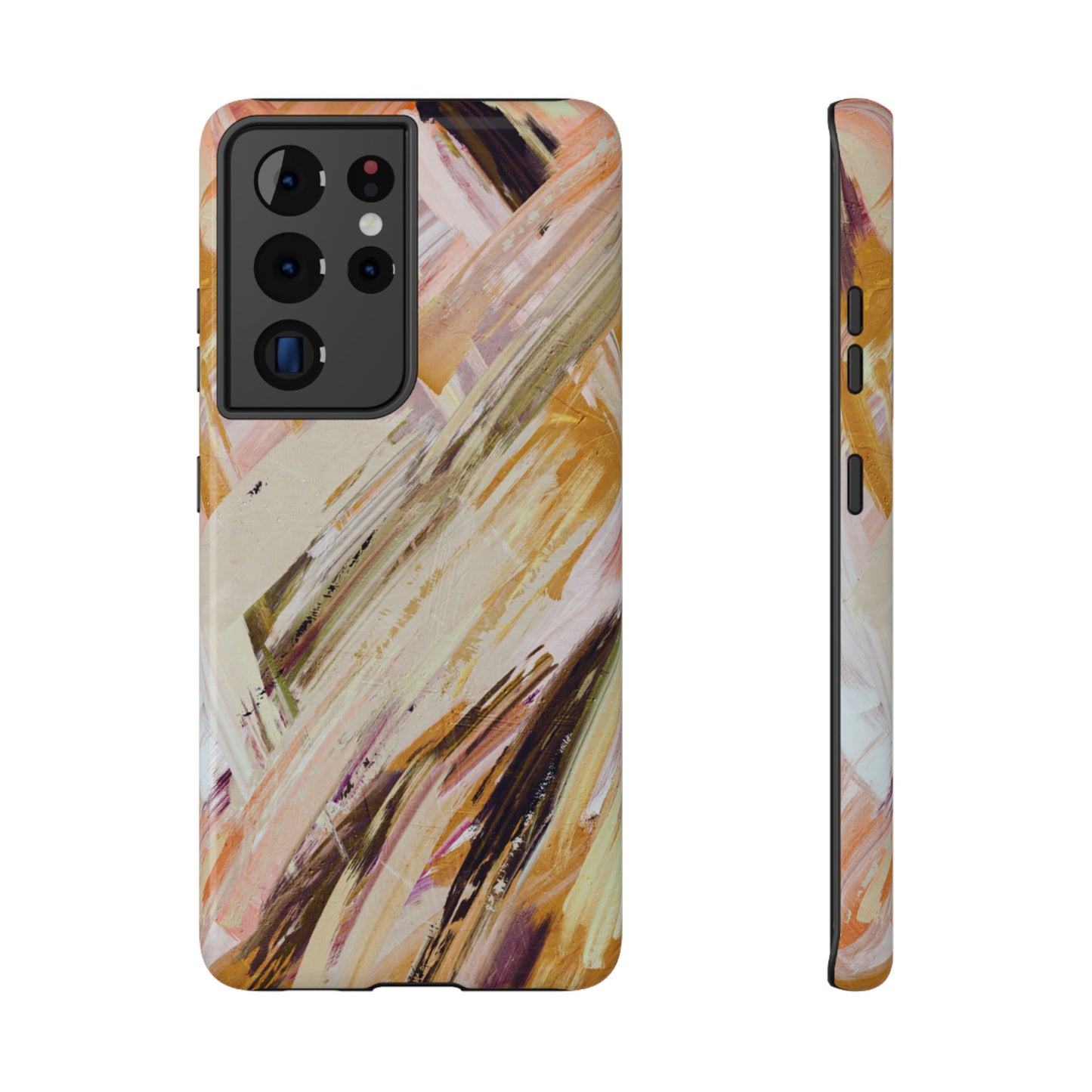 Impact-Resistant Phone Case – Brush & Bronze