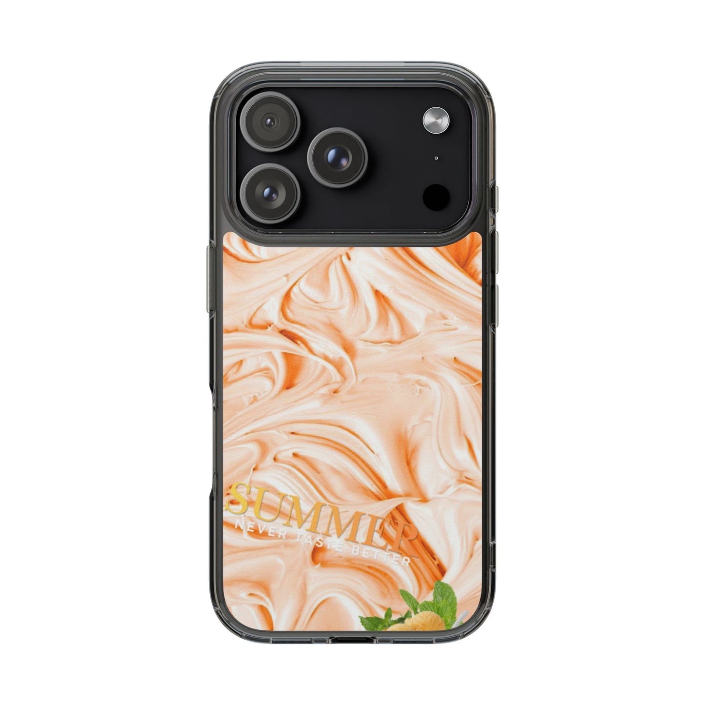 Clear Phone Case – Peach Sorbet