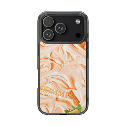 Clear Phone Case – Peach Sorbet