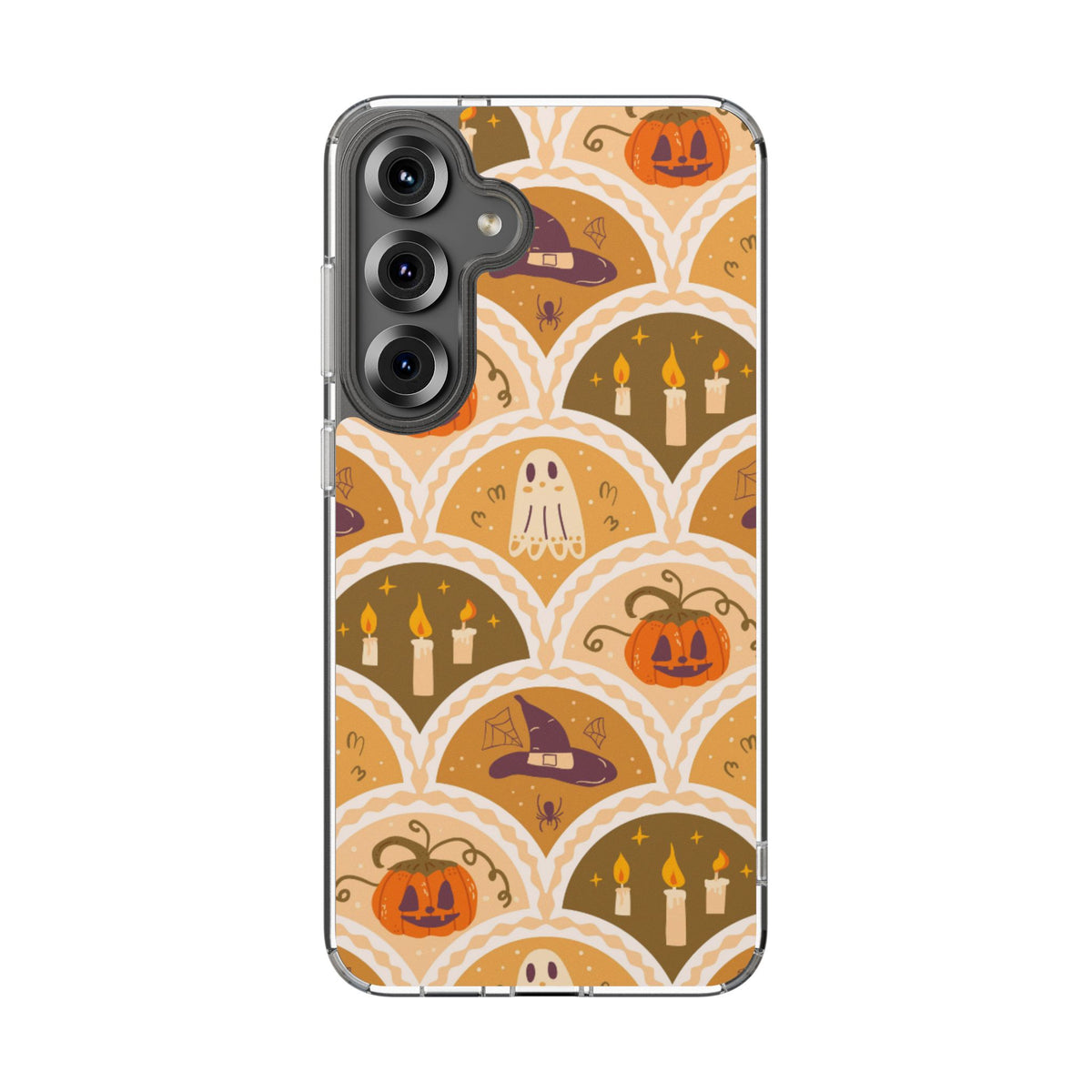 Clear Phone Case – Vintage Haunt – Compatible with iPhone 13–17 & Samsung Galaxy S25–S26 Series