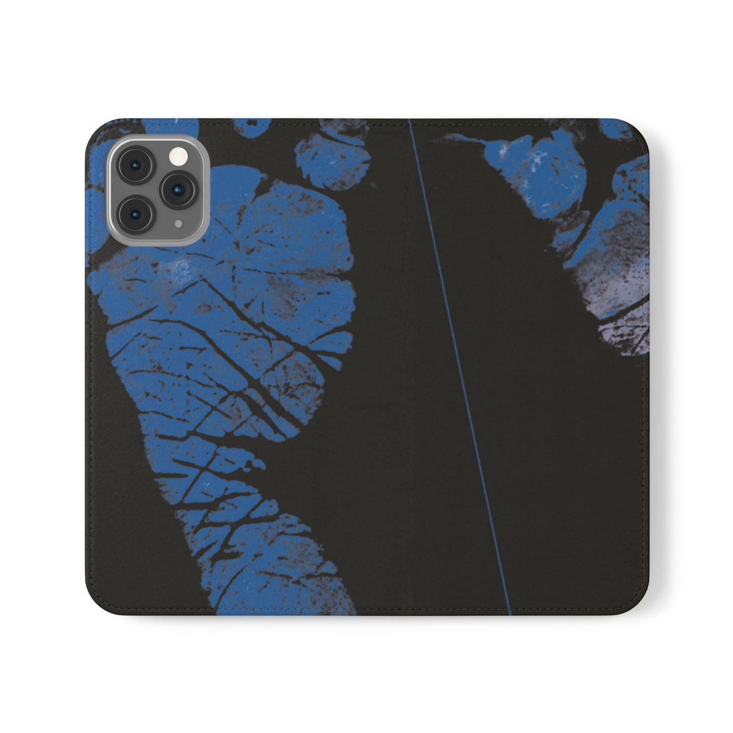 Flip Case – Mom’s Little Blue Footprints
