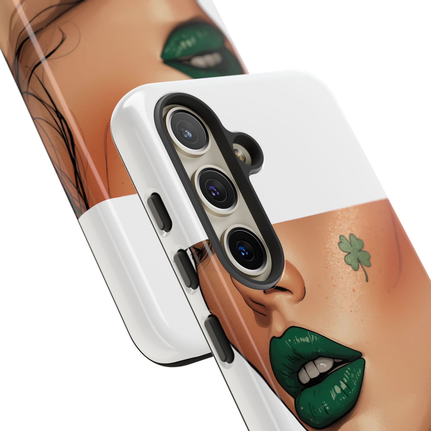 Phone Case – “Kiss Me I’m Irish” St. Patrick’s Day Tough Case