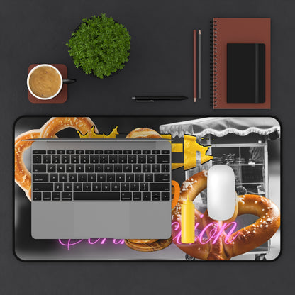 Neoprene Desk Mat – Never a Bad Connection Pretzel Stack