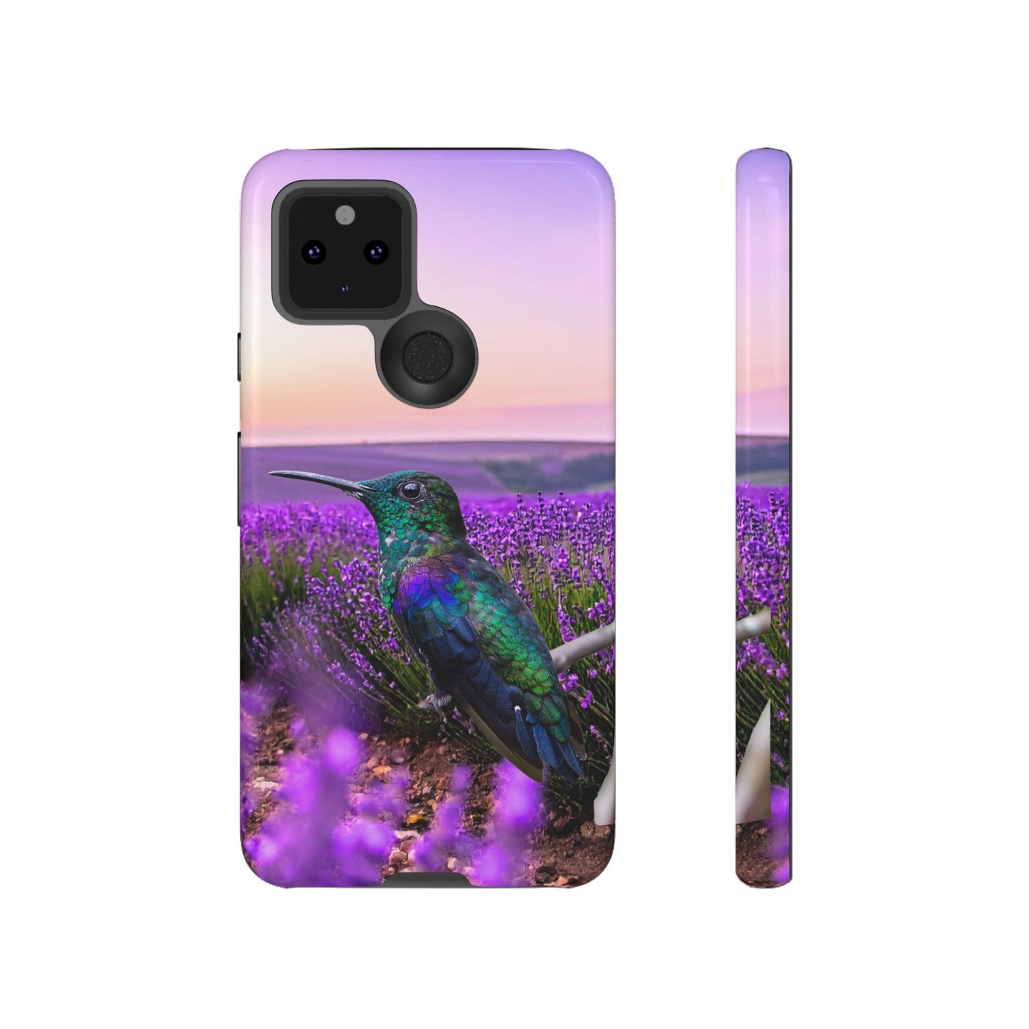 Protective Phone Case – Hummingbird Reverie
