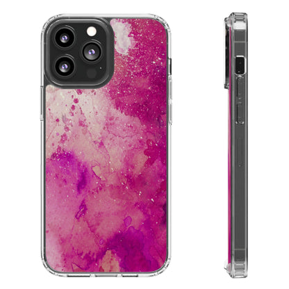 Clear Phone Case – Spilled Wine