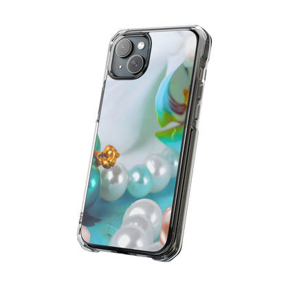 Clear Magnetic Phone Case – Mermaid's Pearl