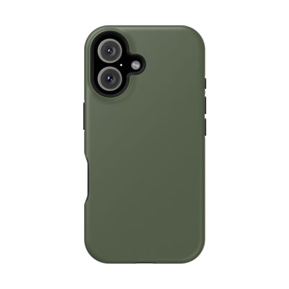 Impact-Resistant Phone Case — Military Green Protective Shockproof Cover