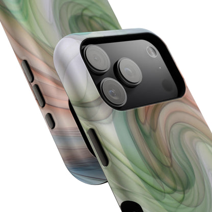 Impact-Resistant Phone Case – Marble Flow