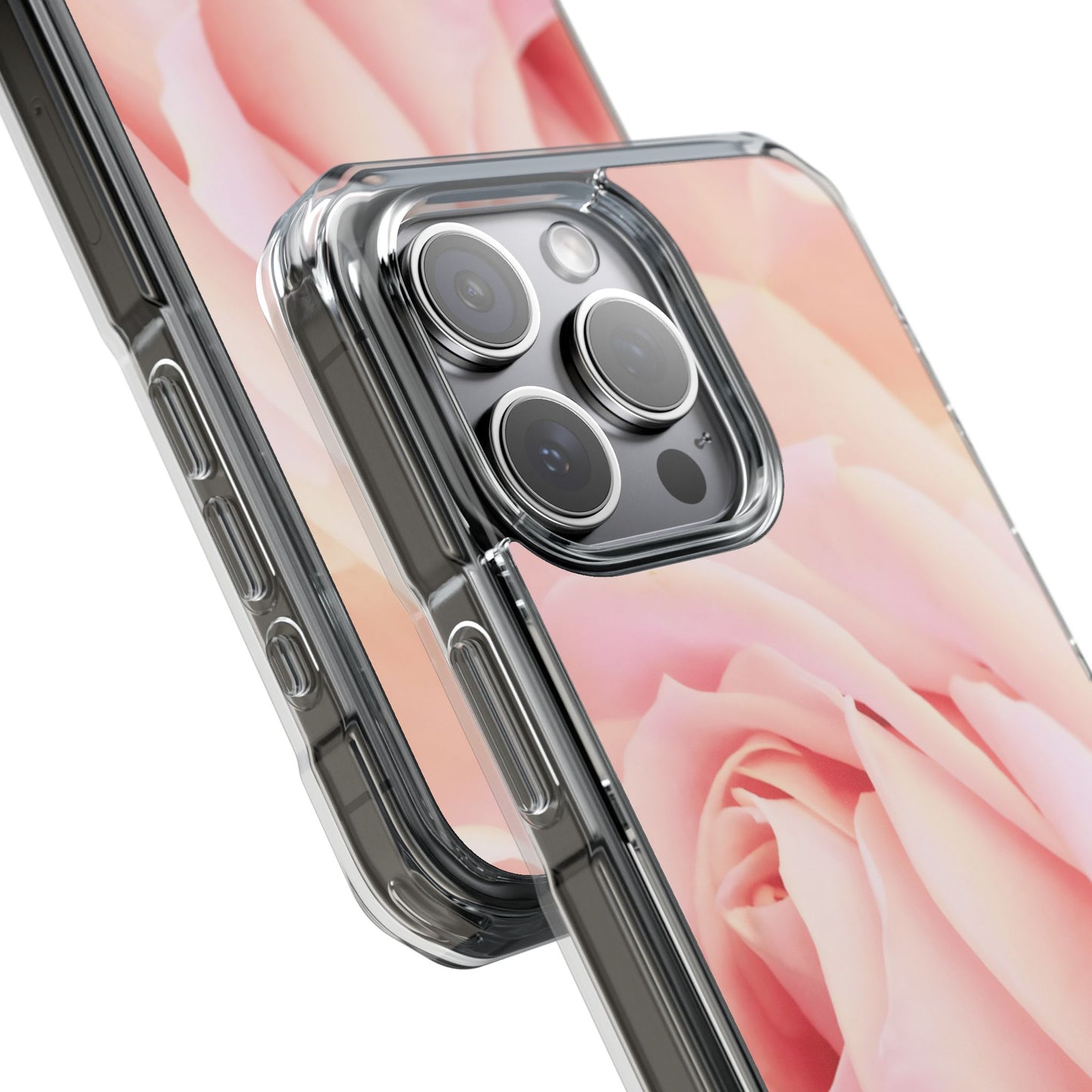 Clear Magnetic Phone Case – A Mother’s Rose Embrace