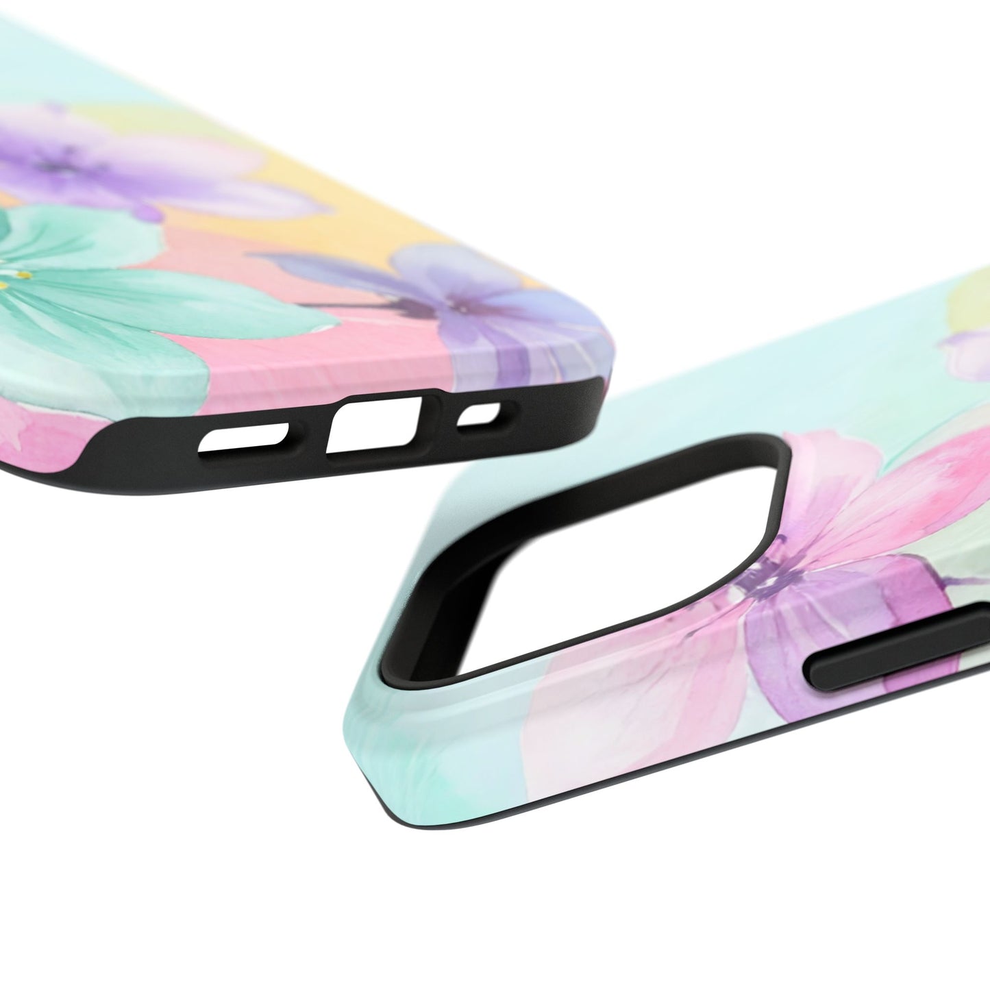 Impact-Resistant Phone Case – Water Petal