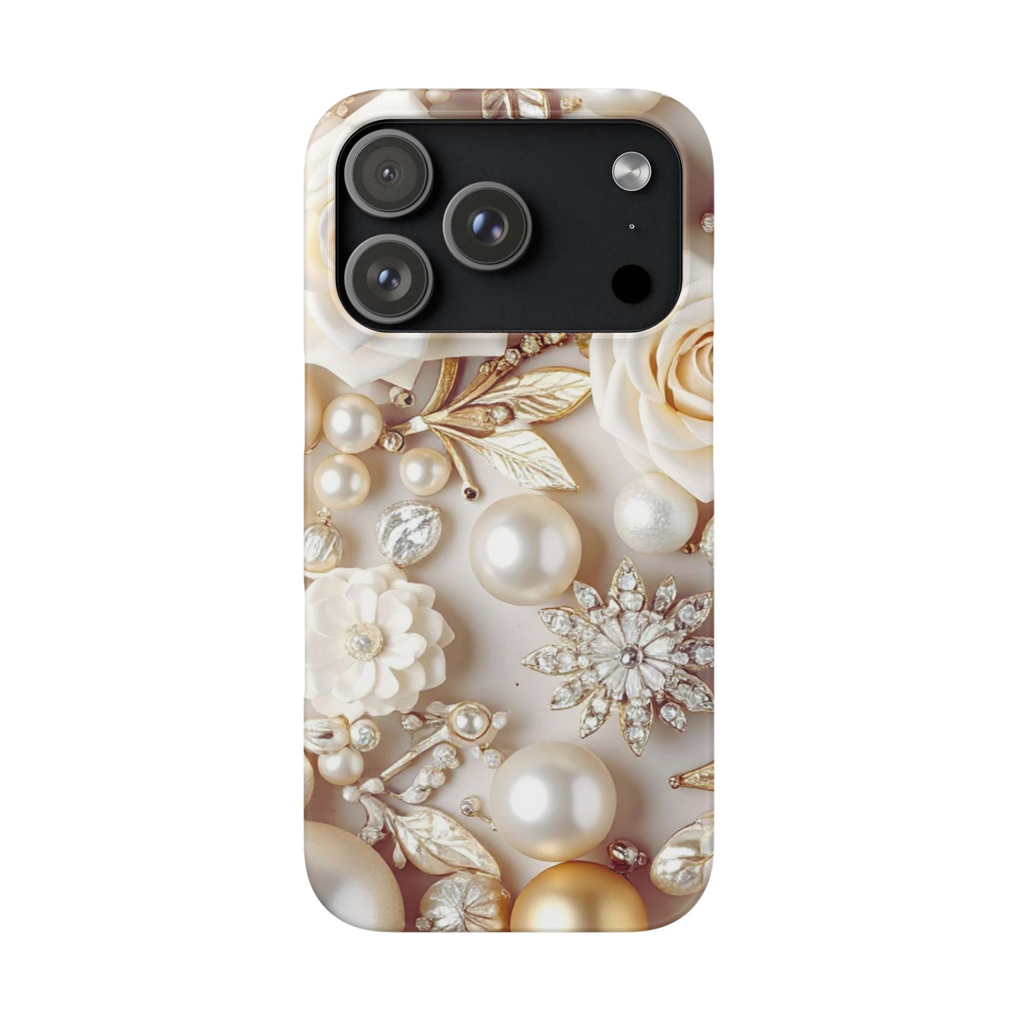 Snap Phone Case – Ivory Opulence