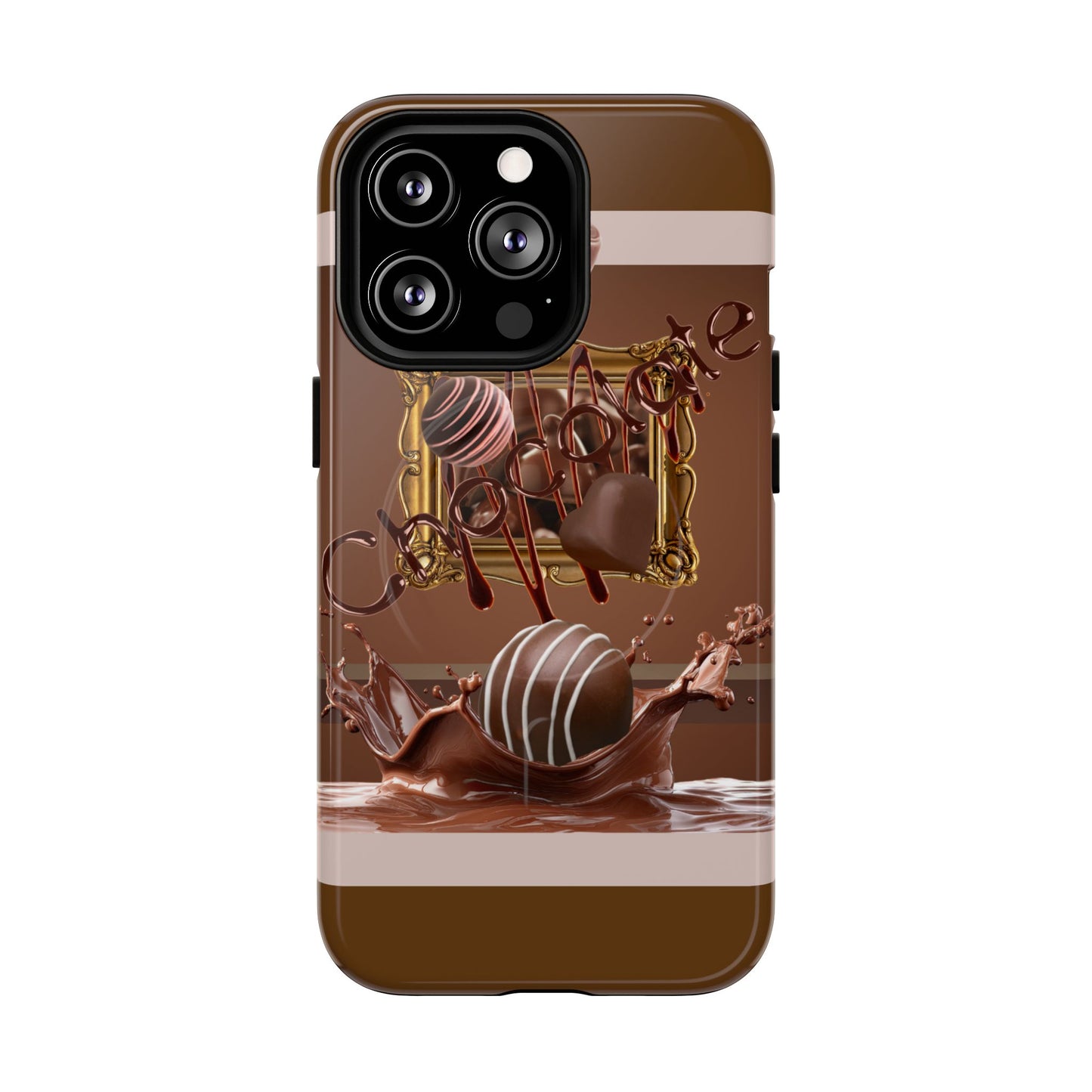 Protective Magnetic Phone Case – Chocolate Truffle