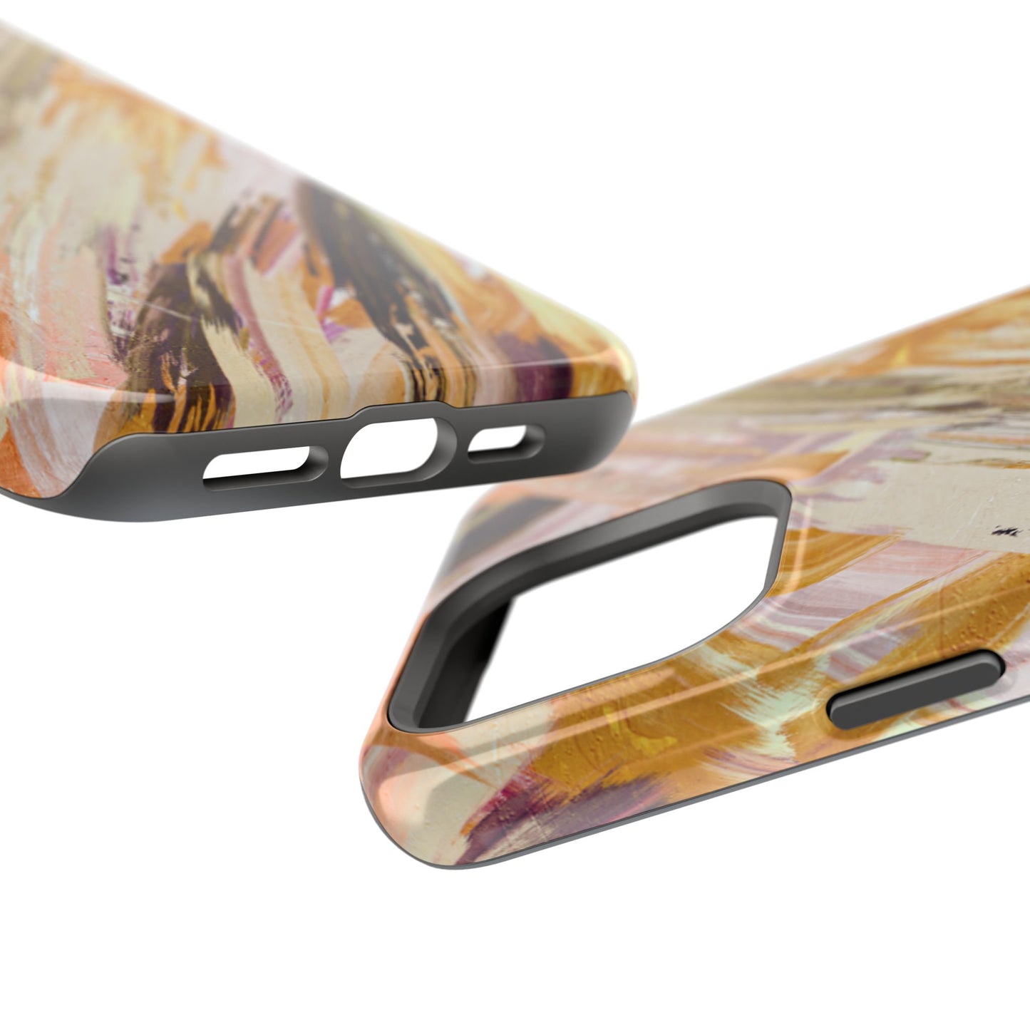 Wireless-Charging Compatible Case – Brush & Bronze
