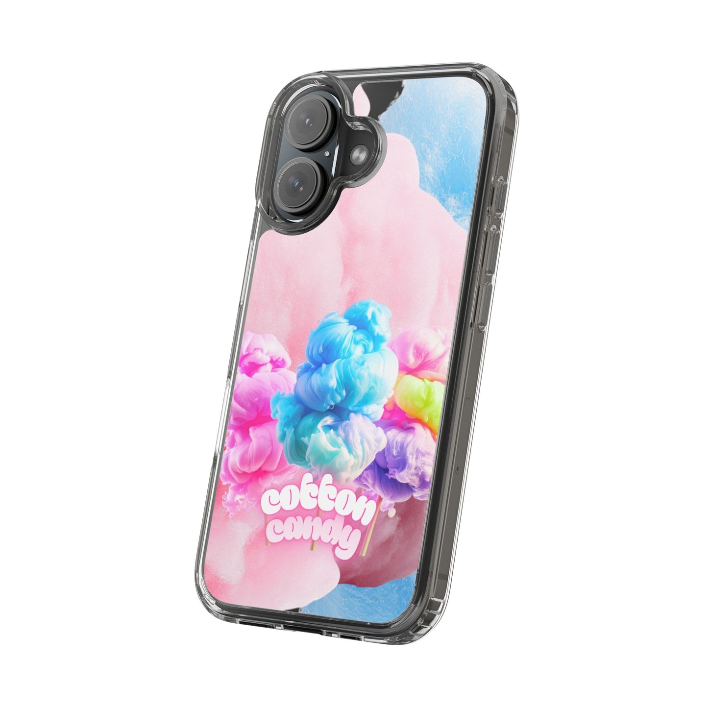 Clear Phone Case – Cotton Candy Dream