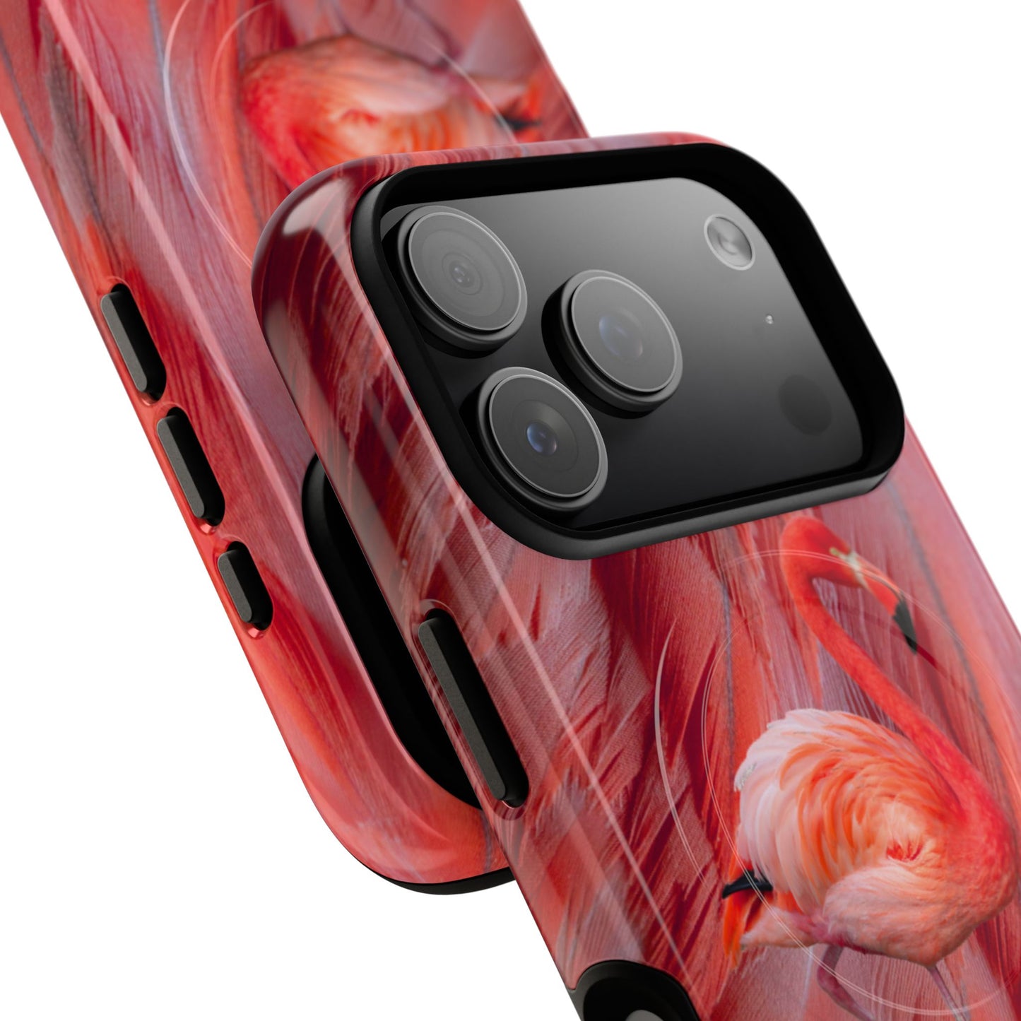 Protective Magnetic Phone Case – Scarlet Plume