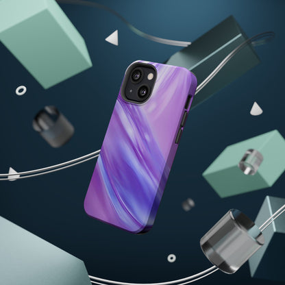 Wireless-Charging Compatible Case – Lavender Wave