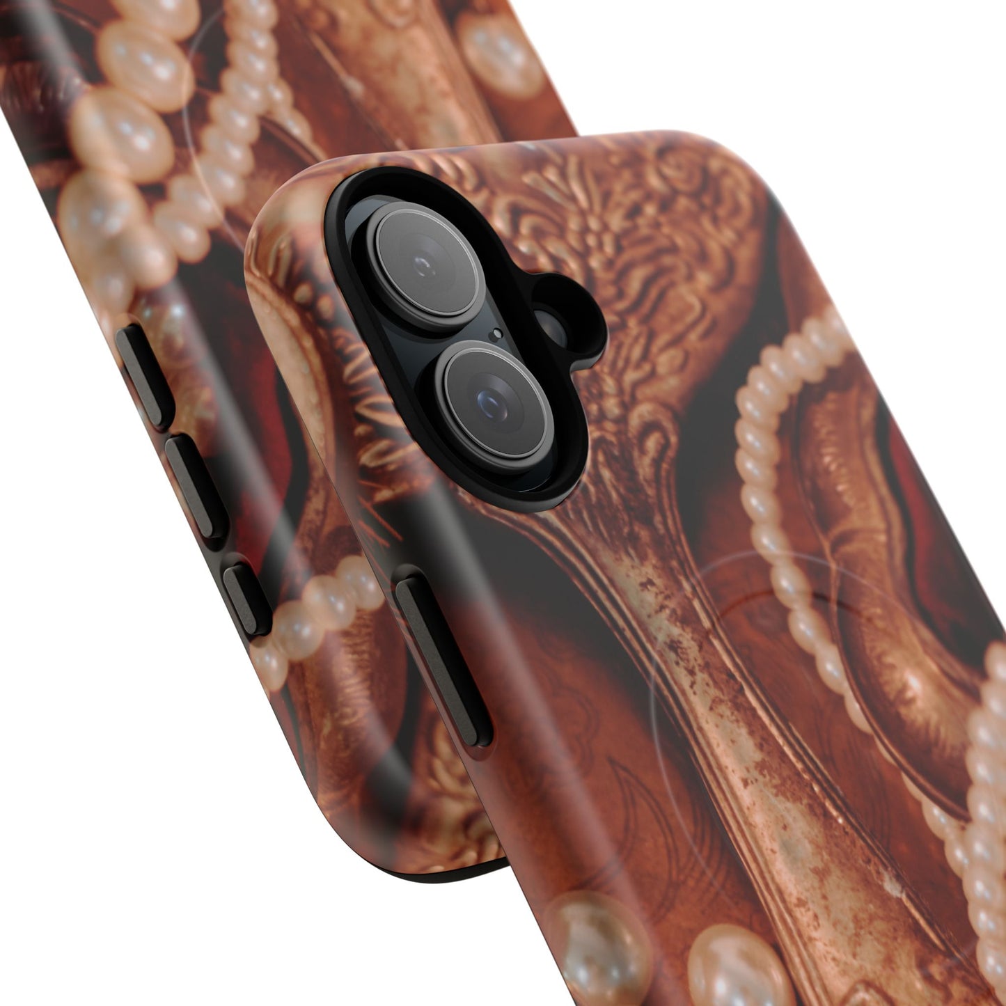 Protective Magnetic Phone Case – Bronze Vanity
