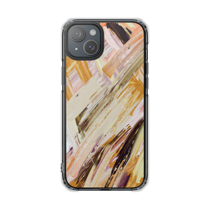 Clear Magnetic Phone Case – Brush & Bronze