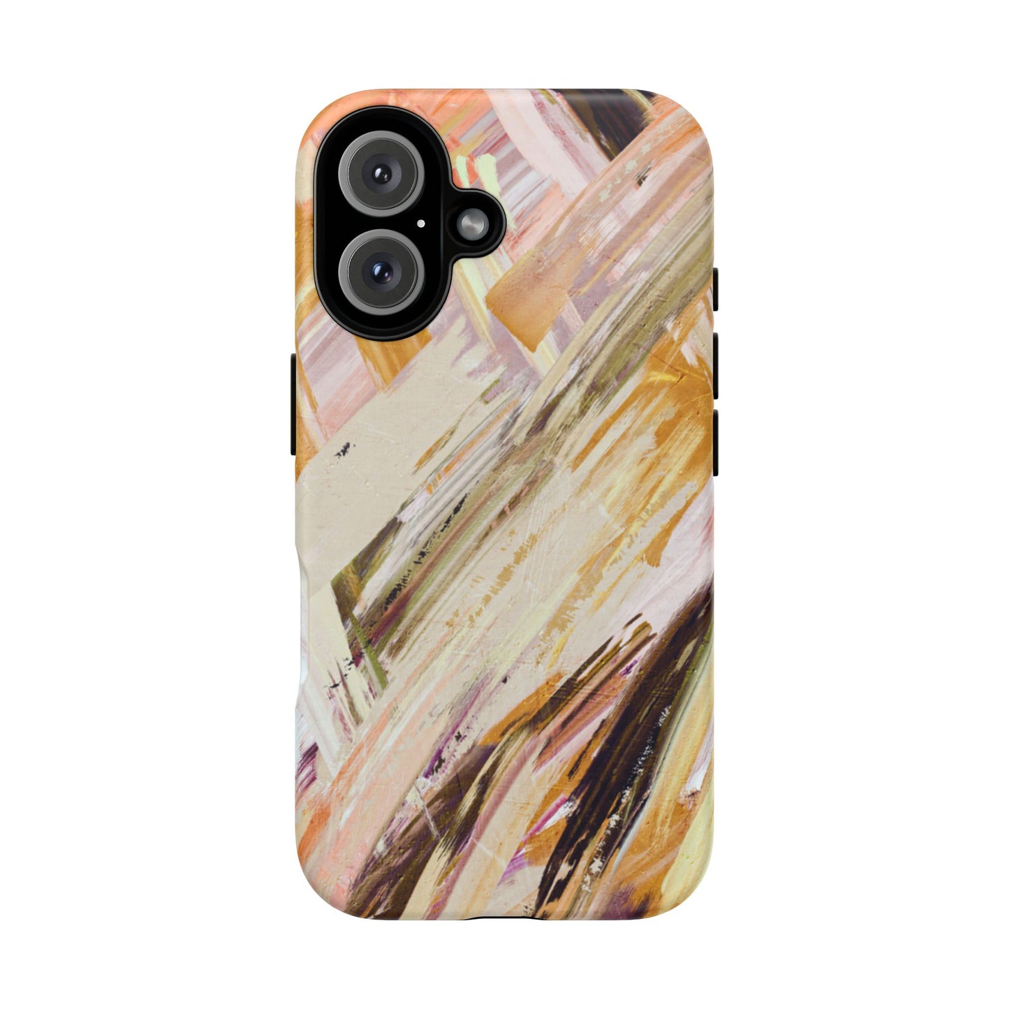 Protective Phone Case – Brush & Bronze