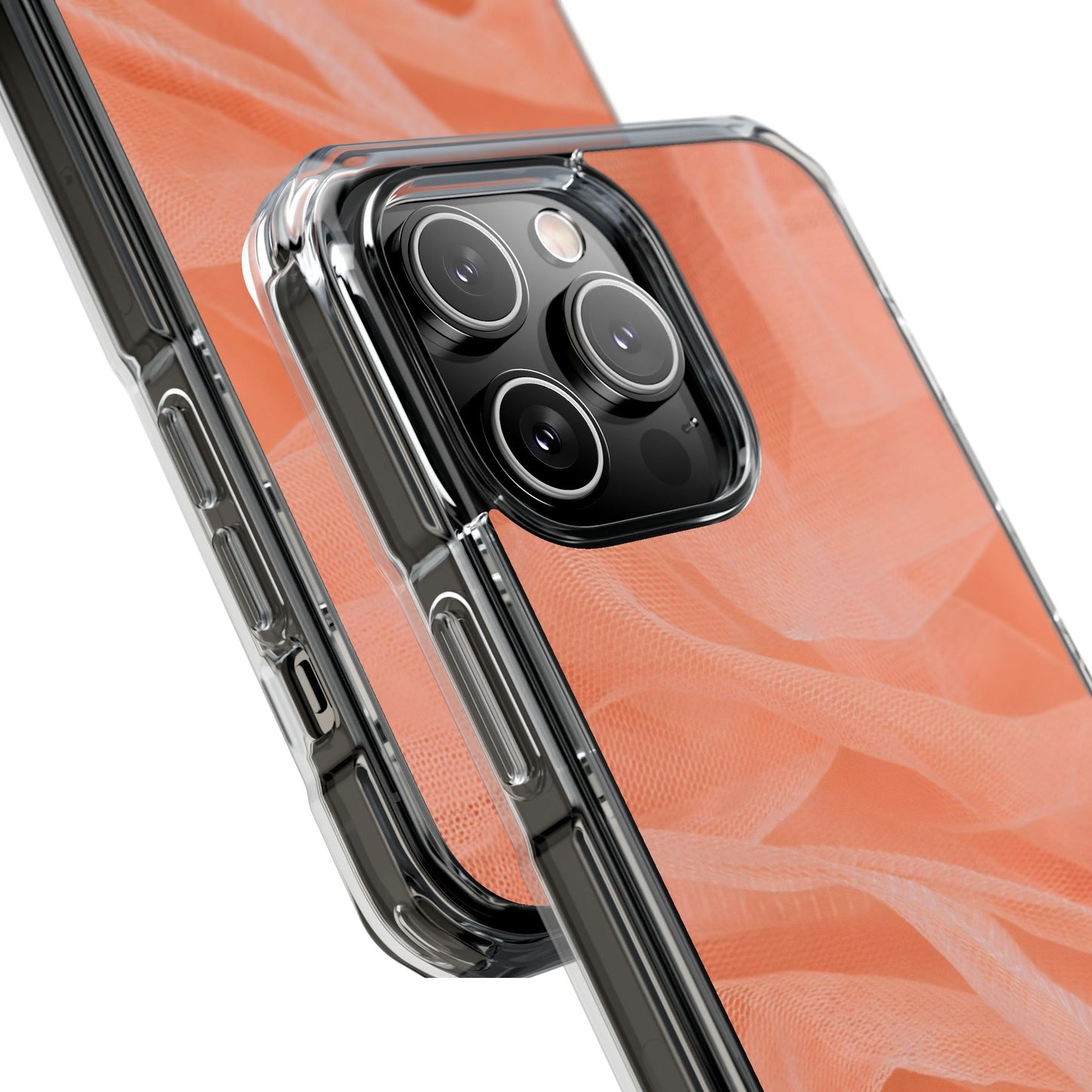 Clear Magnetic Phone Case – Coral Veil