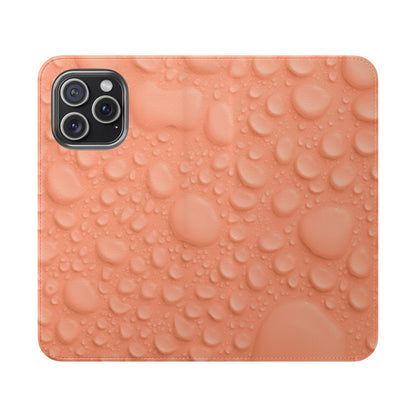 Flip Case - Apricot Rain