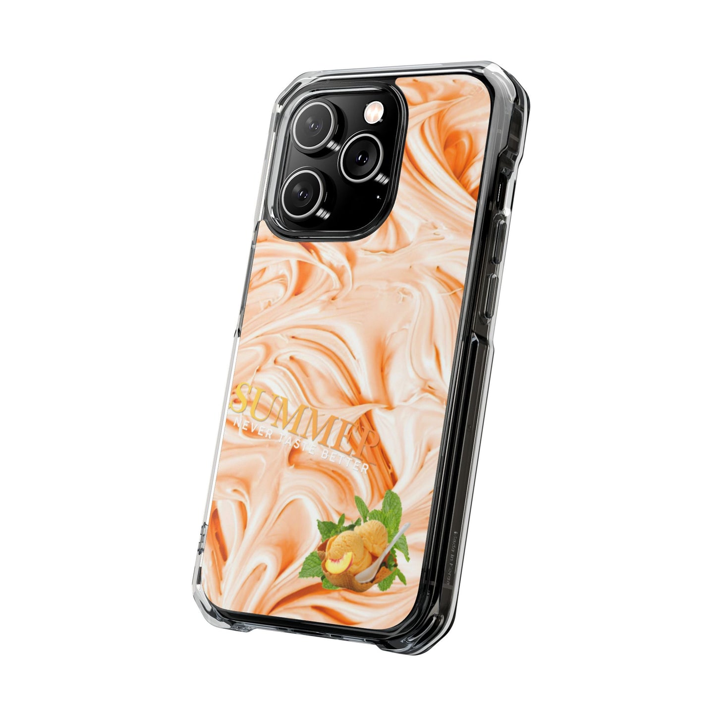 Clear Phone Case – Peach Sorbet