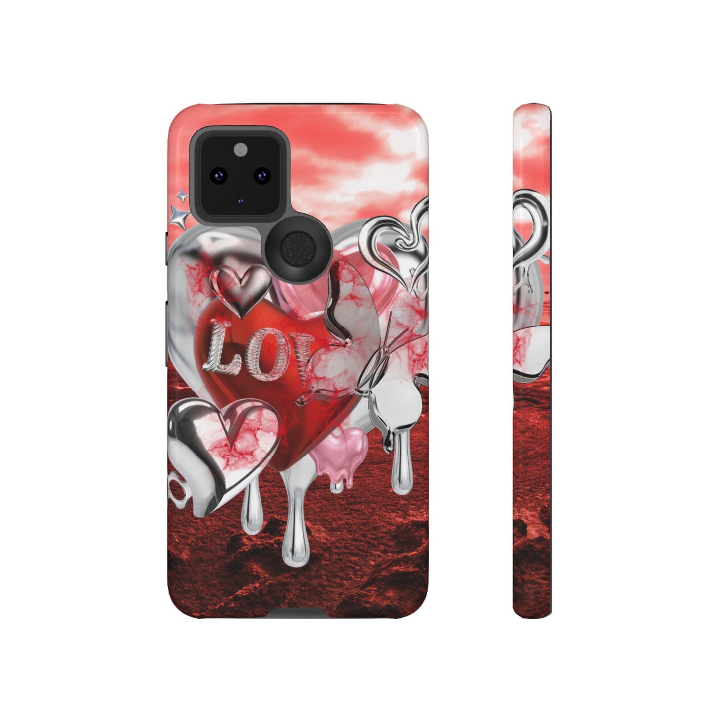 Protective Phone Case – Chrome Love