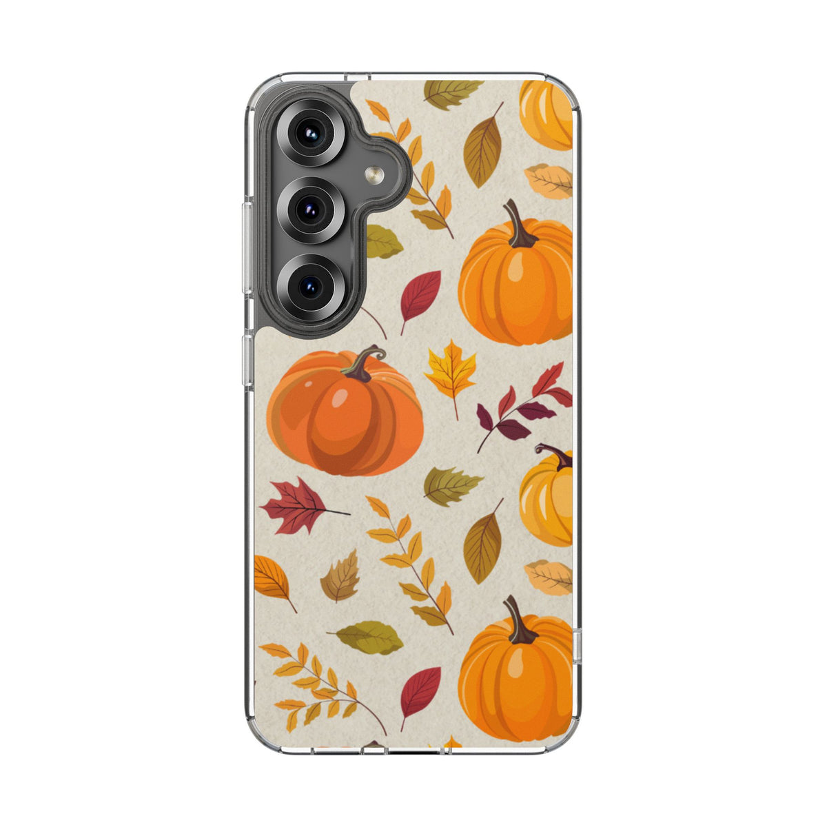 Clear Phone Case – Falling for Pumpkin