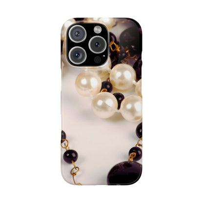 Slim Phone Case – Noir Pearl