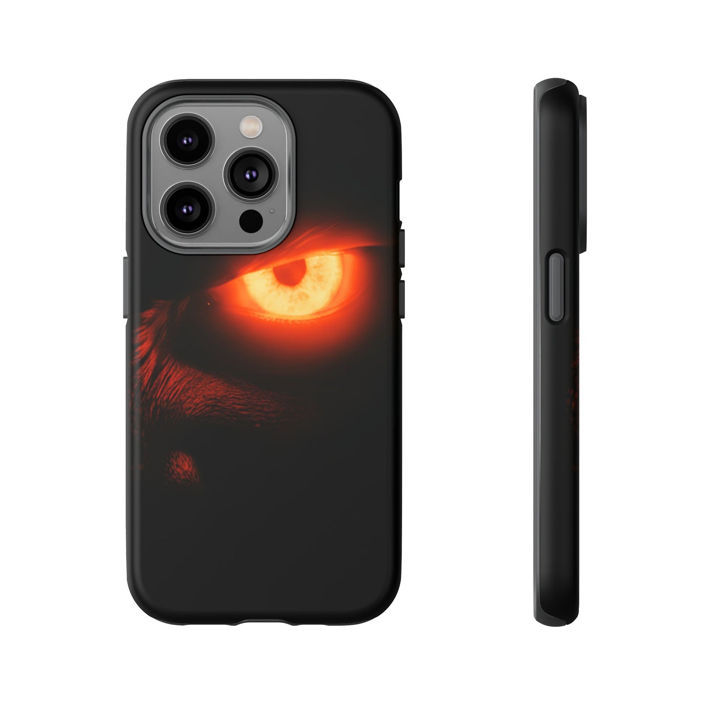 Protective Phone Case – Blazing Monster Eyes
