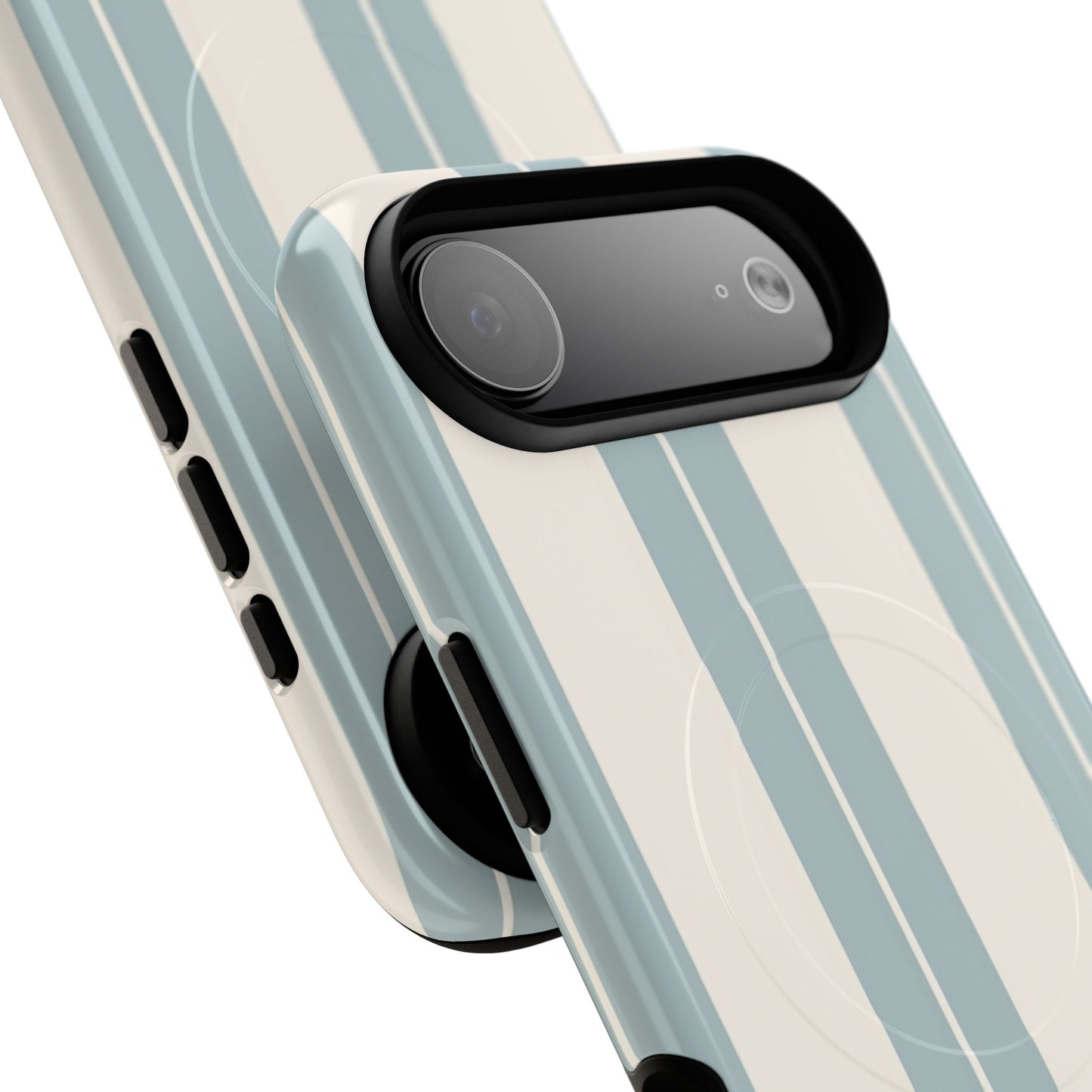 Protective Magnetic Phone Case - Coastal Stripe