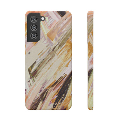 Snap Phone Case – Brush & Bronze