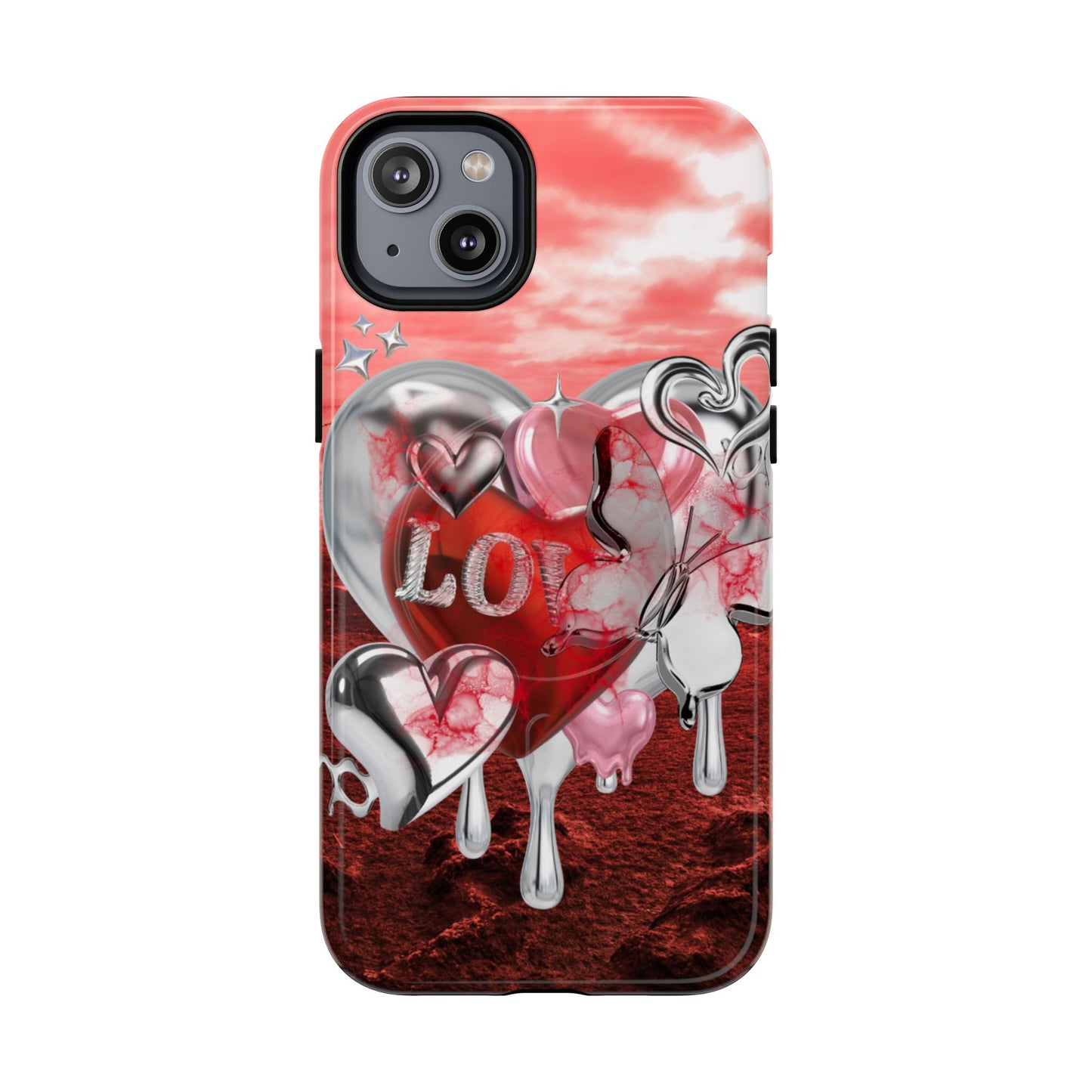 Protective Magnetic Phone Case – Chrome Love