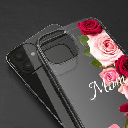 Clear Phone Case – Mom’s Rose Bouquet