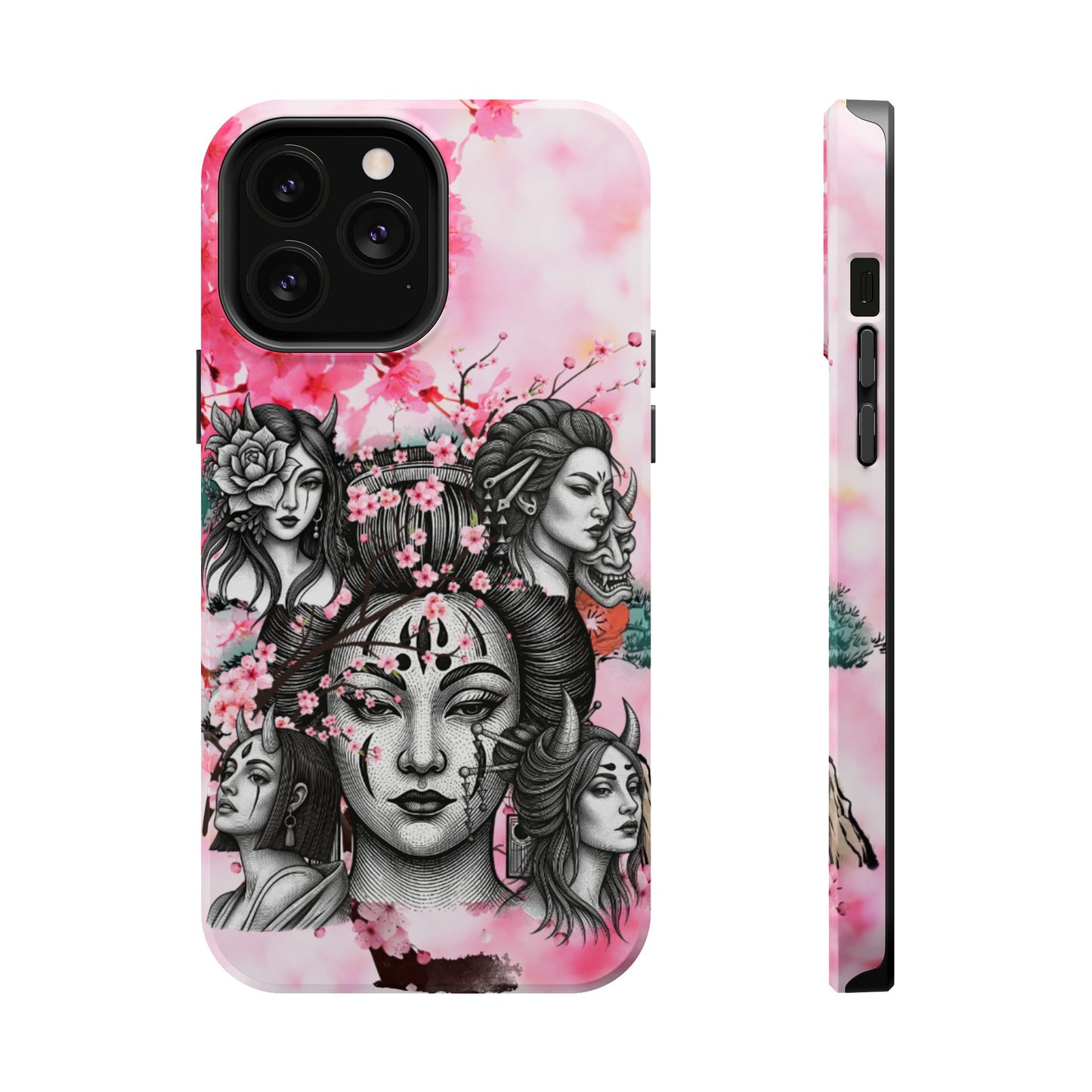 Wireless-Charging Compatible Case – Blossom & Thorn