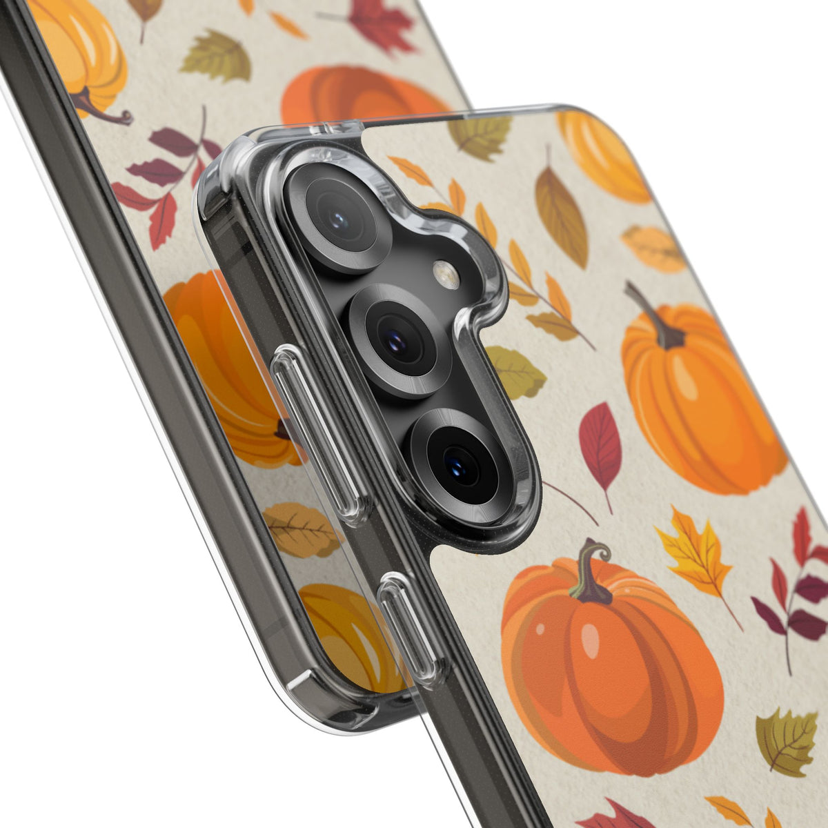 Clear Phone Case – Falling for Pumpkin