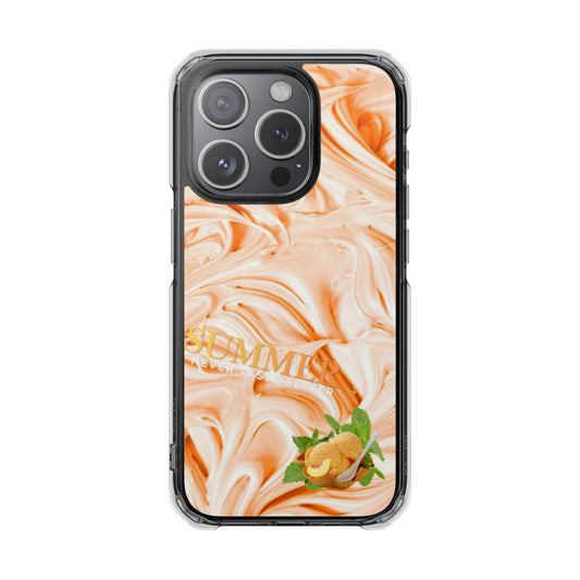 Clear Phone Case – Peach Sorbet