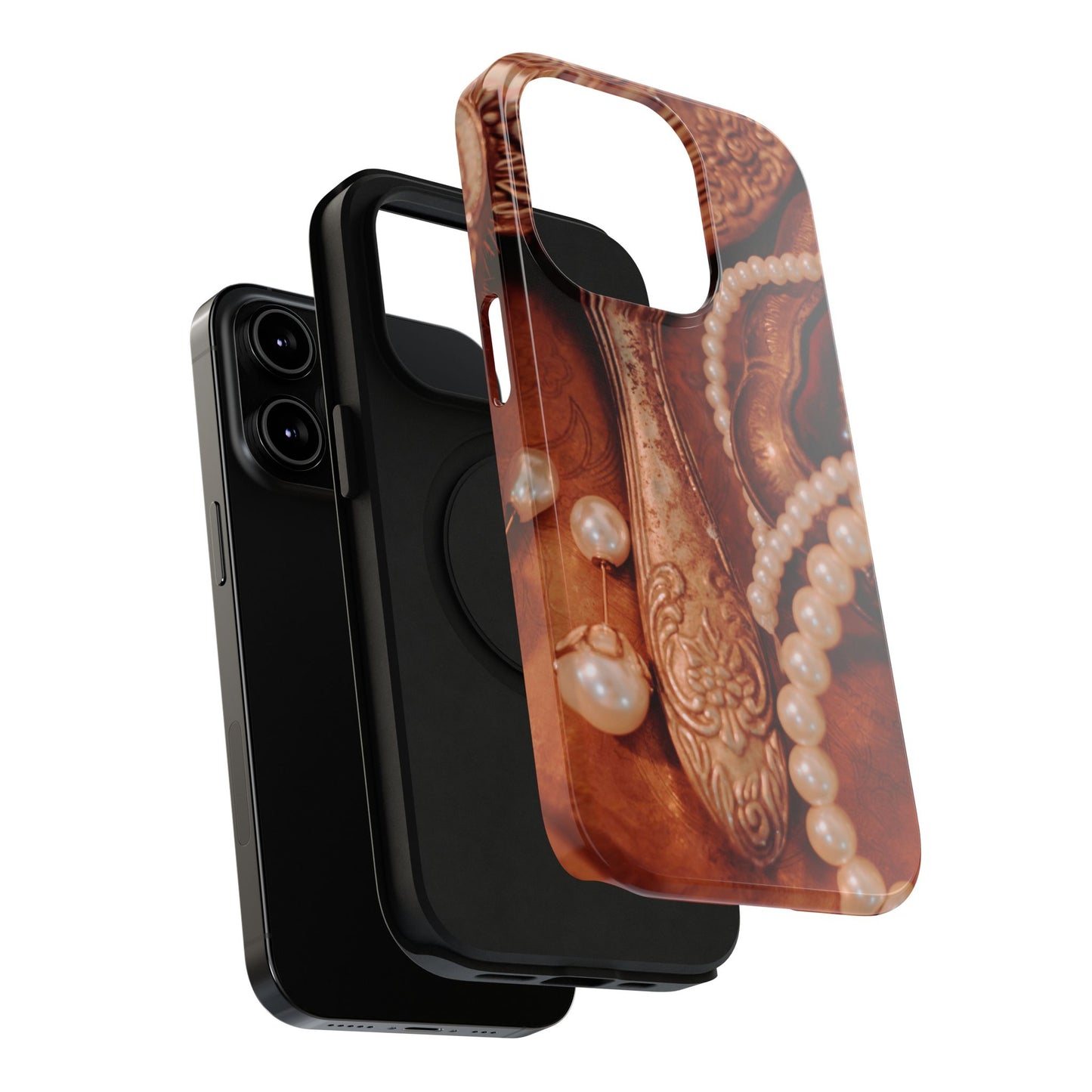 Impact-Resistant Phone Case – Bronze Vanity