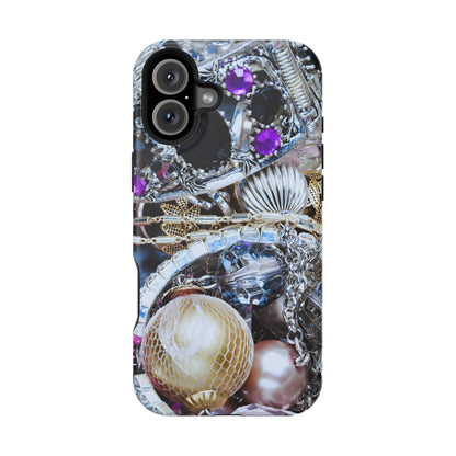 Impact-Resistant Phone Case – Chrome Jewel