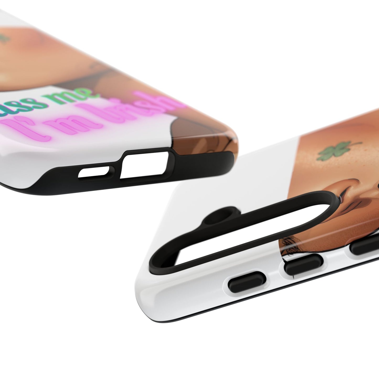 Phone Case – “Kiss Me I’m Irish” St. Patrick’s Day Tough Case